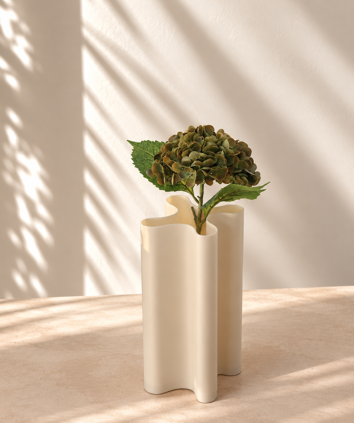 Hortensia vert olive